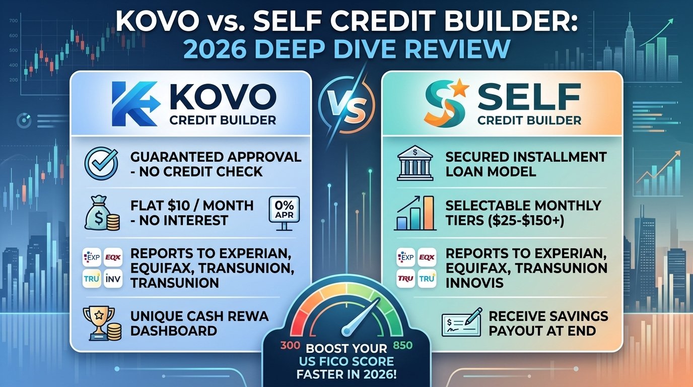 Kovo vs Self Credit Builder 2026 Comparison